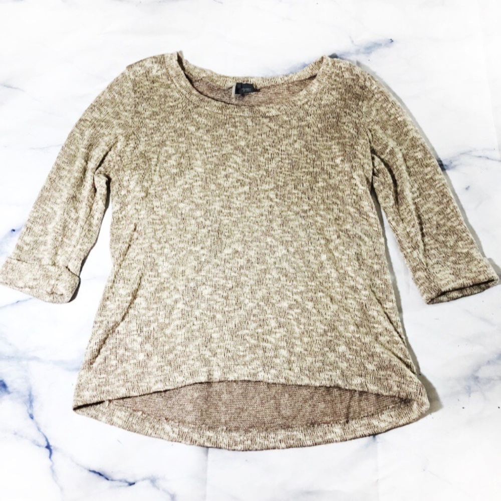 Urban Outfitters Sparkle & Fade Tan Knit Sweater